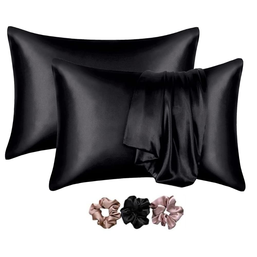 2pcs Satin Pillowcase Set — Soft Satin, Gentle on Skin & Hair
